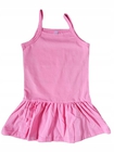 Różowa sukienka dla dziewczynki na ramiączkach 110 (2)